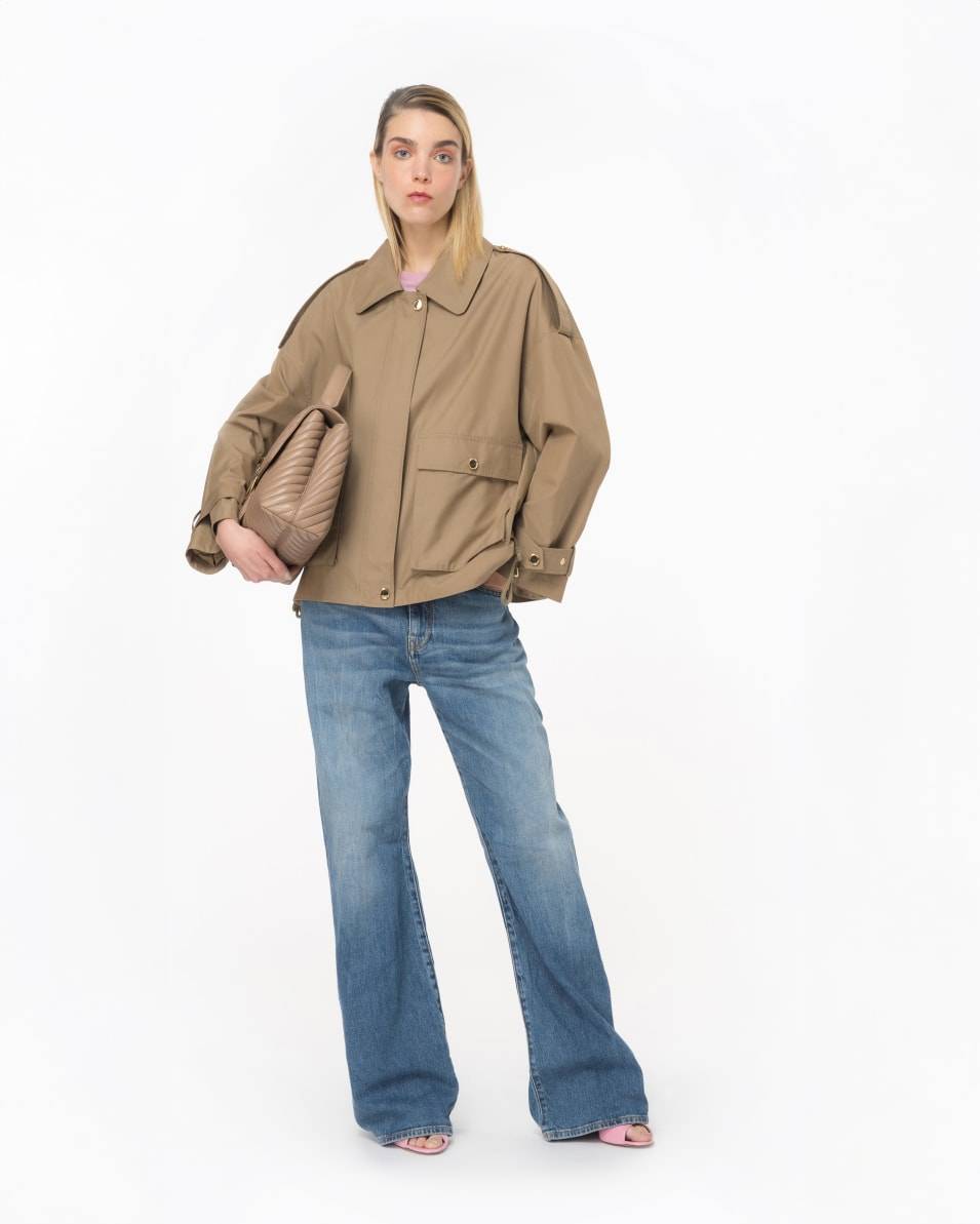 Pinko Parka aus Gabardine Großer Ausverkauf