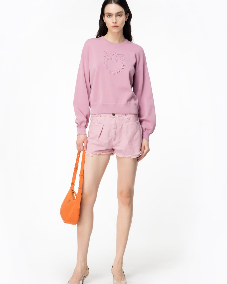 Pinko Pullover Applikation Love Birds Flash Sale