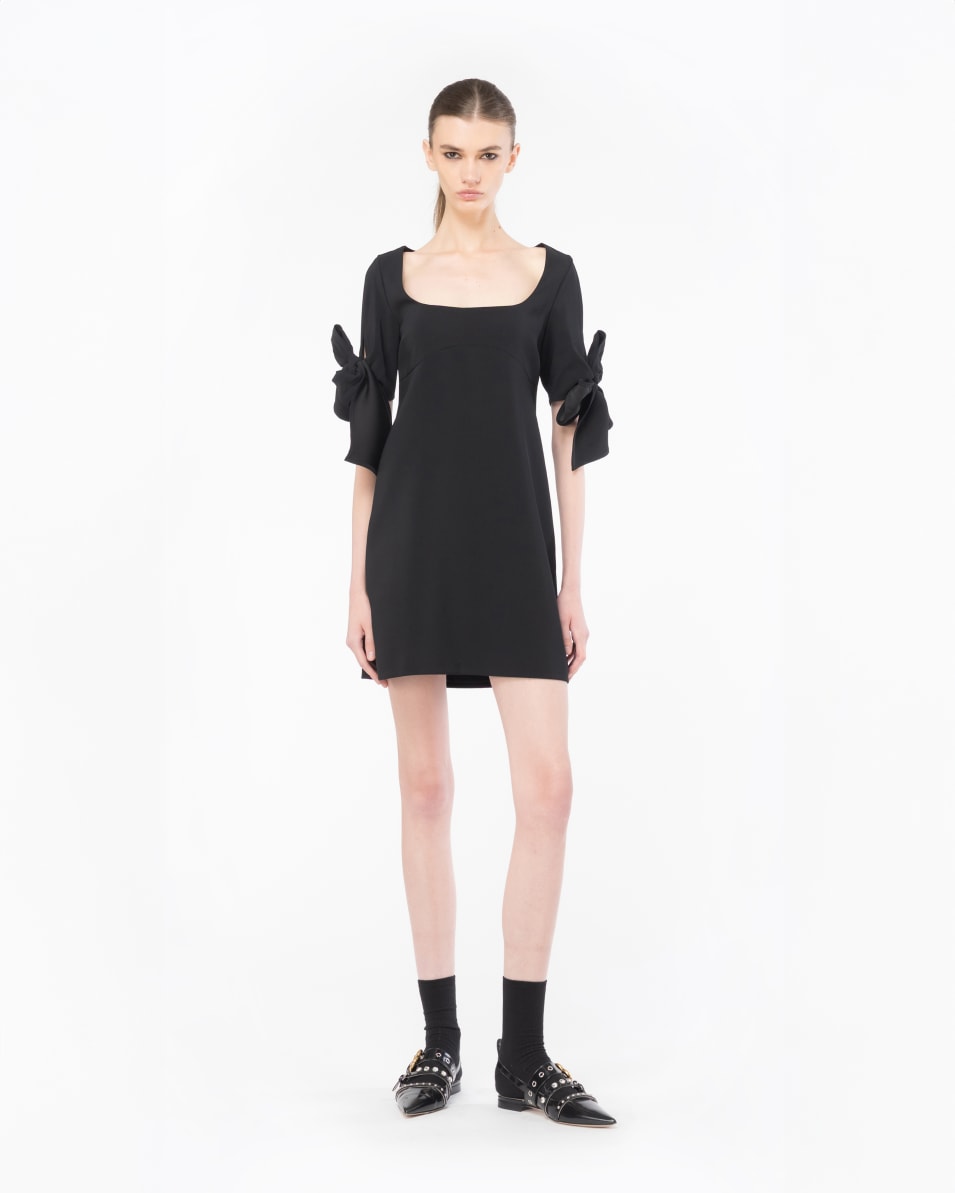 Pinko Minikleid mit Schleife an den Ärmeln Exklusivangebot