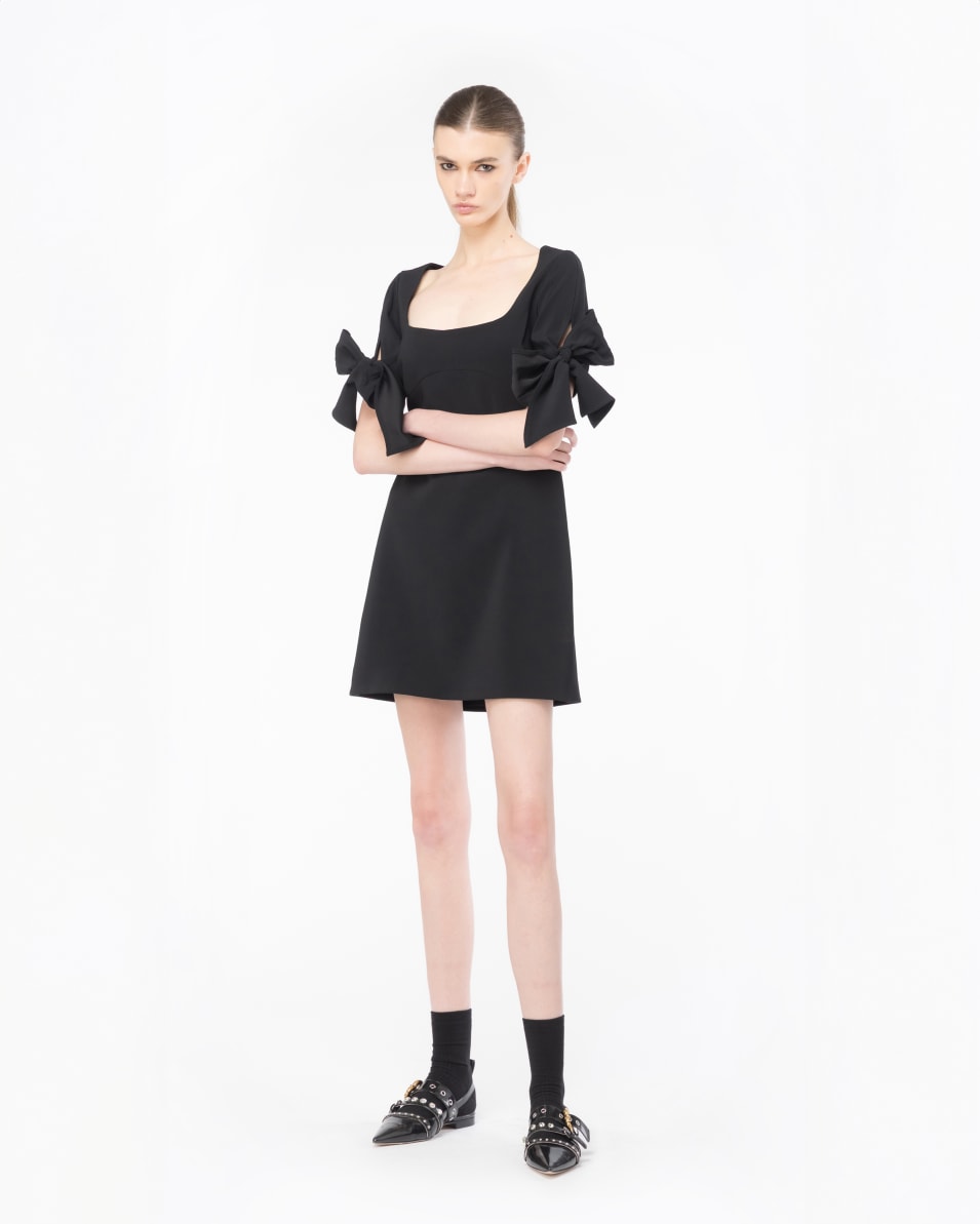 Pinko Minikleid mit Schleife an den Ärmeln Exklusivangebot