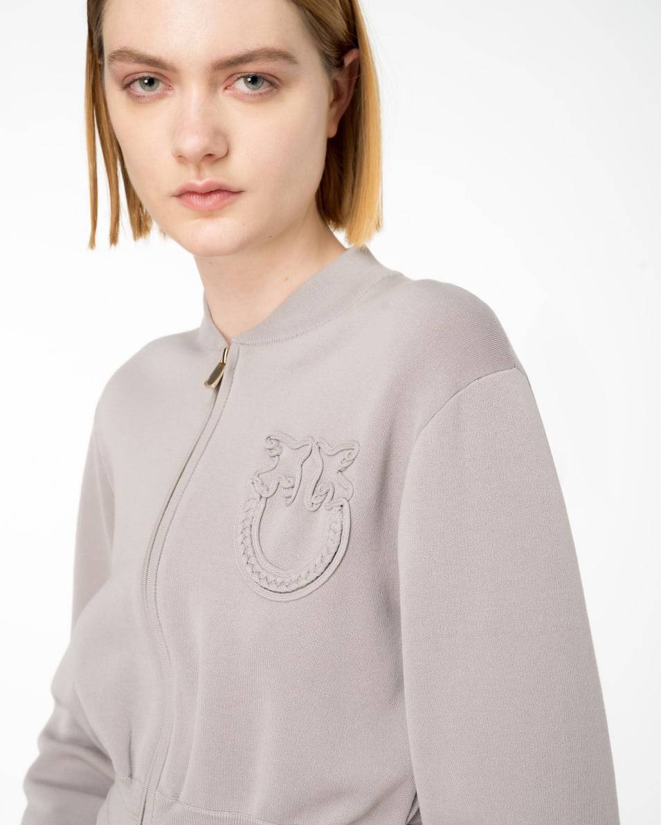 Pinko Kurze Sweatjacke im Bomberstil Saisonschlussverkauf