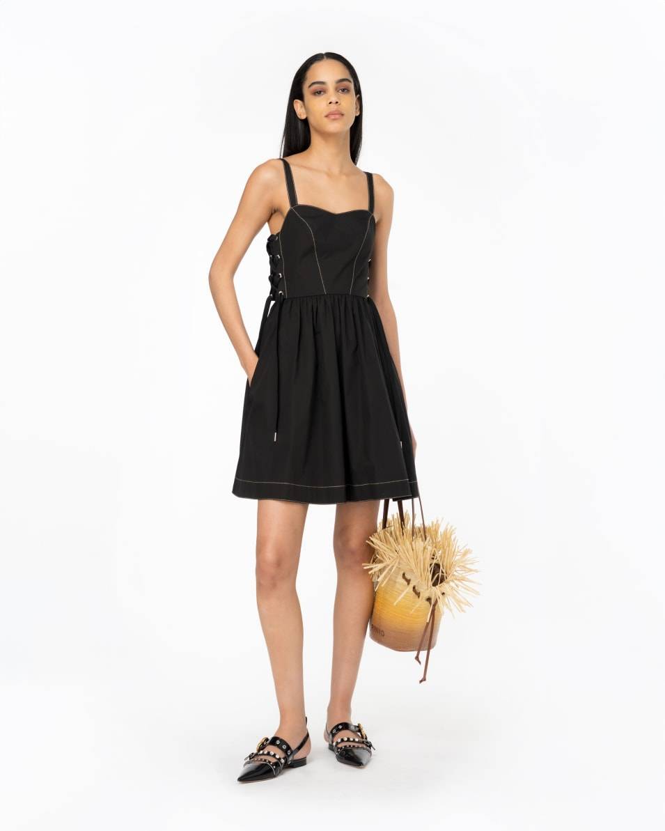 Pinko Minikleid mit seitlicher Schnürung Sonderangebot