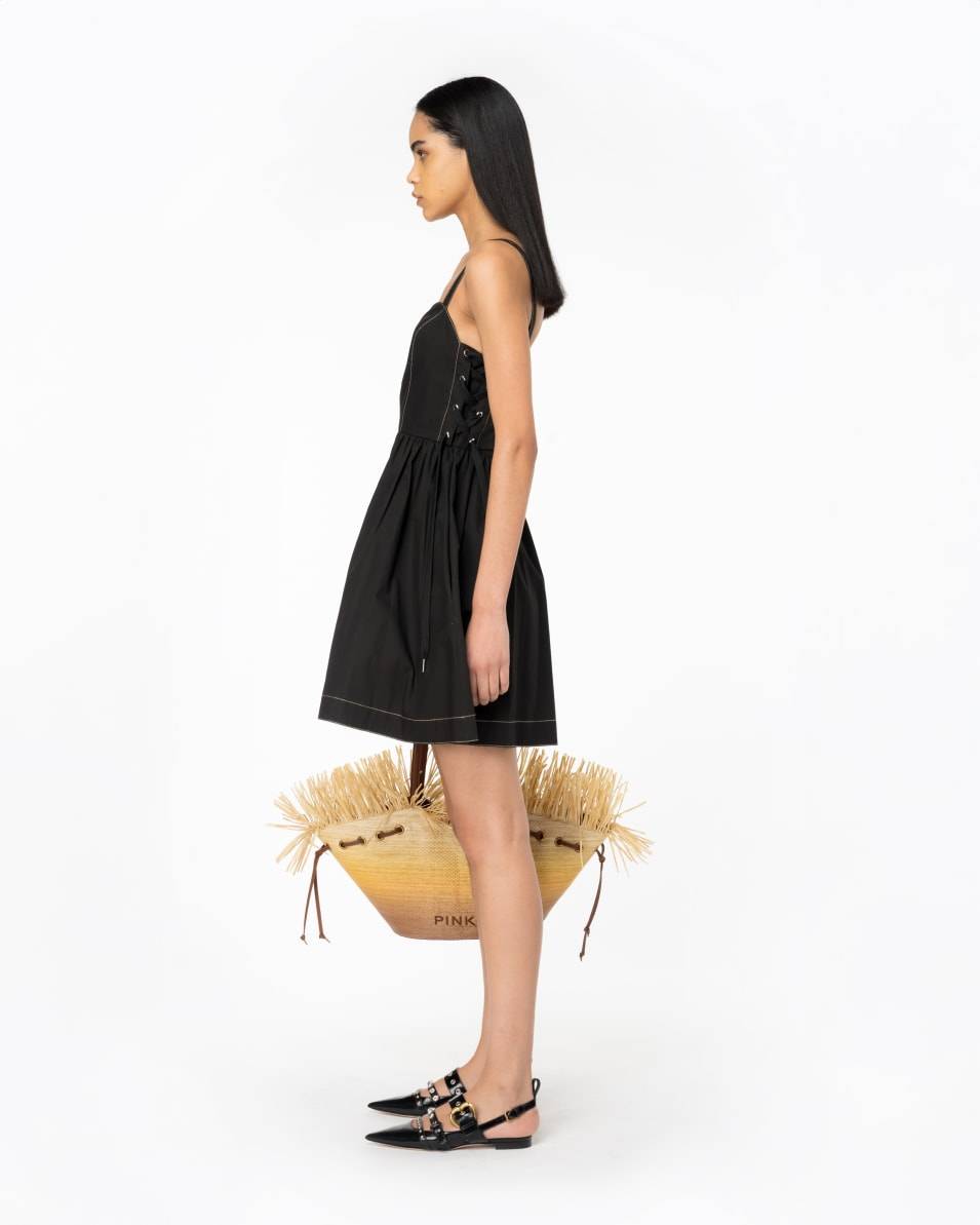 Pinko Minikleid mit seitlicher Schnürung Sonderangebot