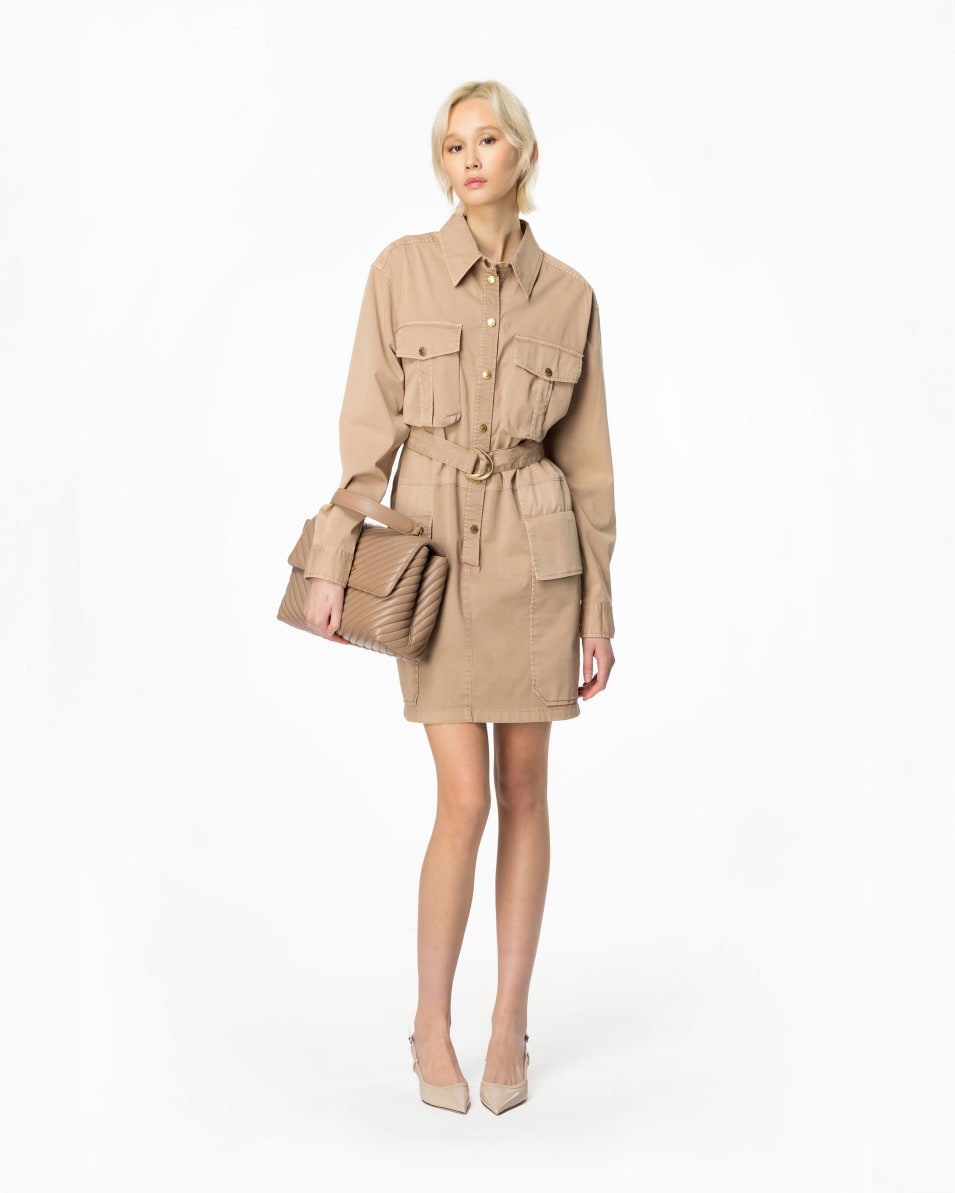 Pinko Utility-Kleid Old Wash Günstig kaufen