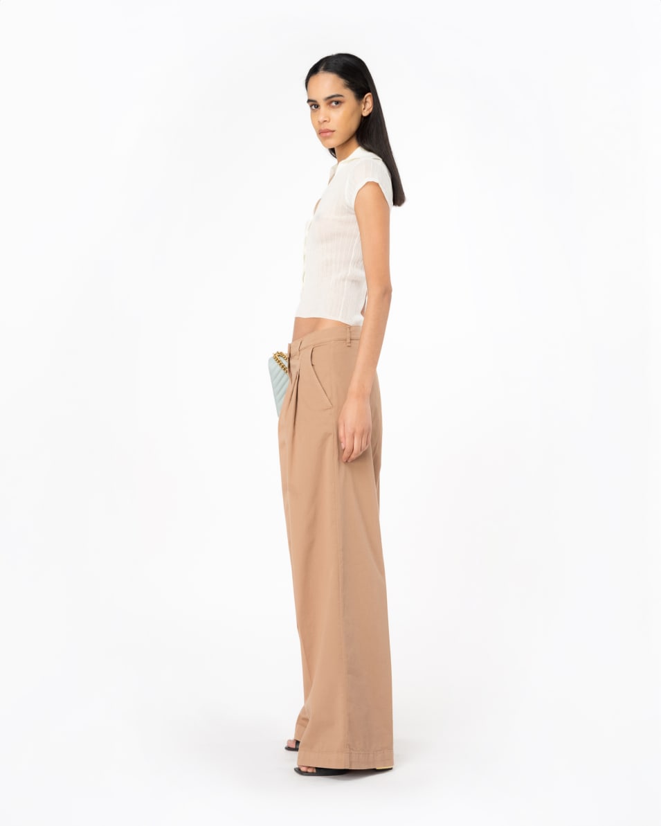 Pinko Wide-Leg-Hose aus Cavalry-Gewebe Black Friday