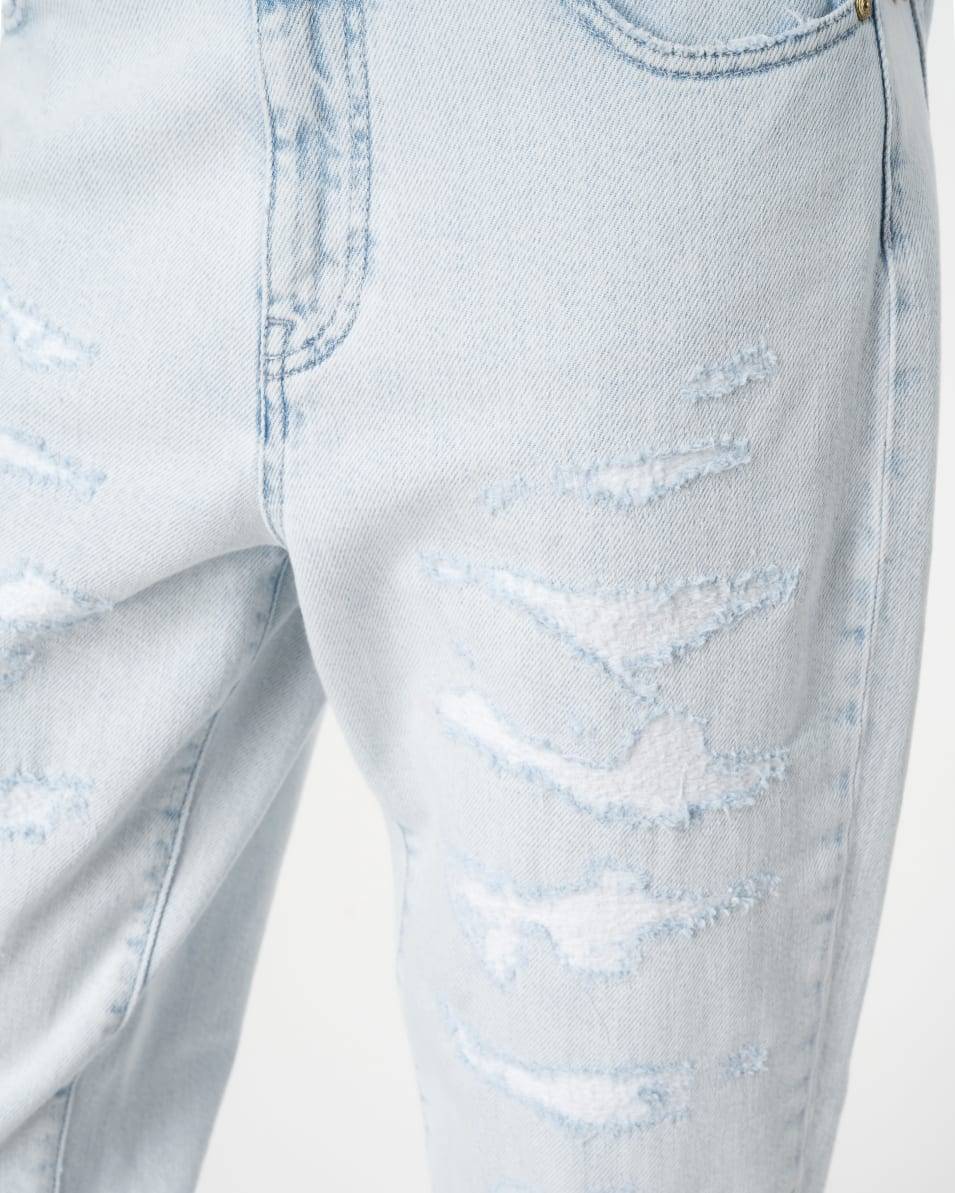 Pinko Jeans Mom Fit hell mit Rissen Vatertagsangebot