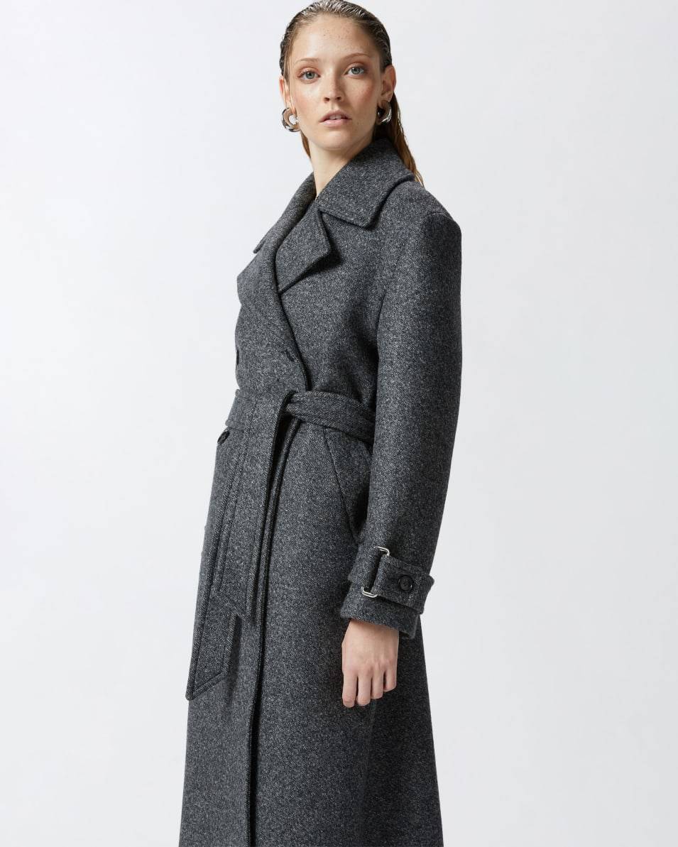 Pinko Mantel im Trenchcoat-Stil mit Gürtel Riesige Rabatte