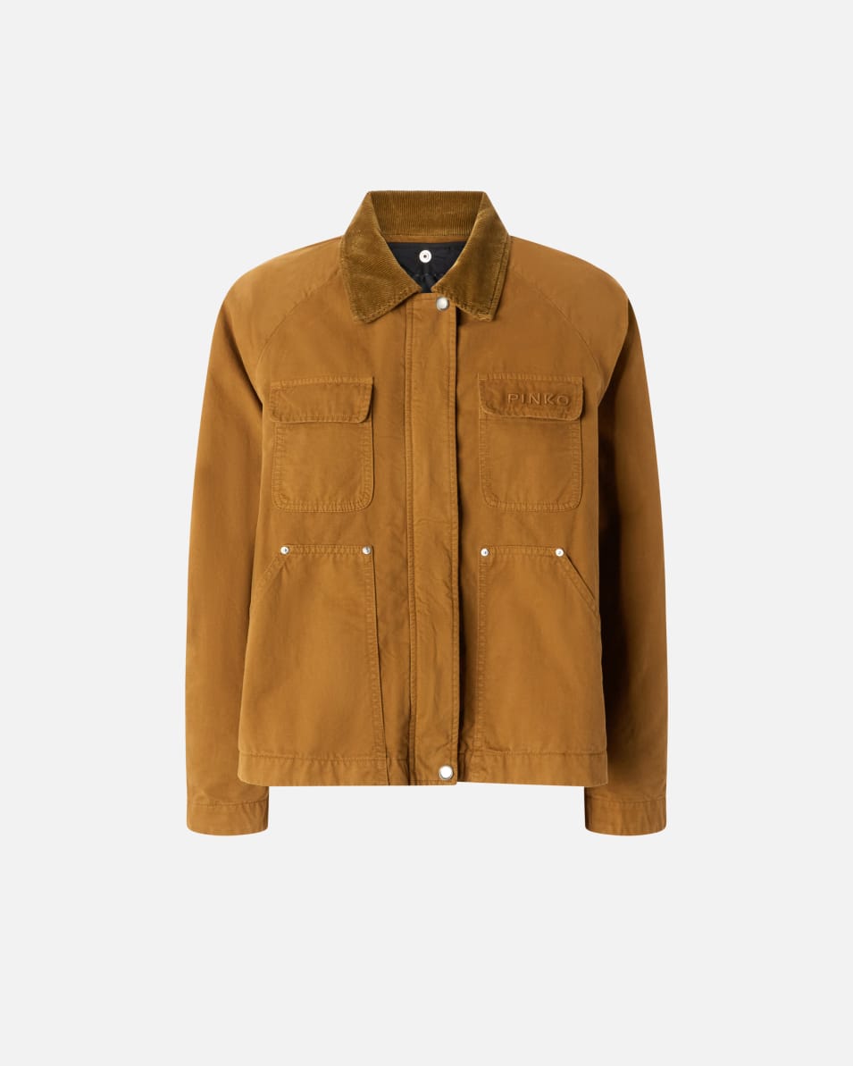 Pinko Cabanjacke mit Cordkragen Rabatt