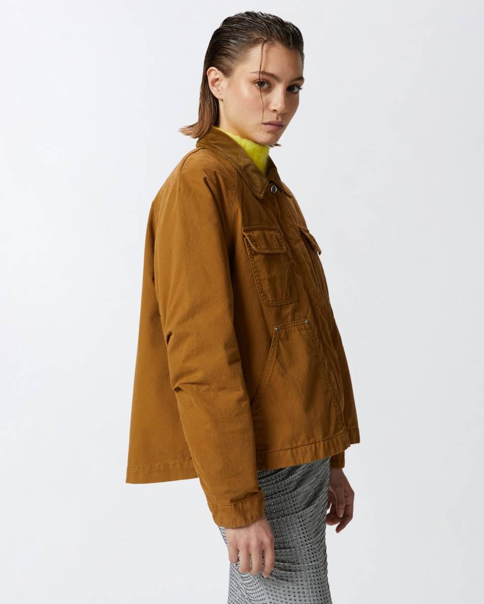 Pinko Cabanjacke mit Cordkragen Rabatt
