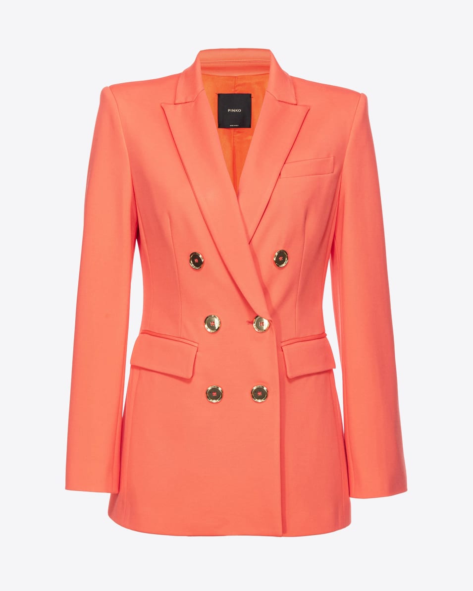 Pinko Zweireihiger Blazer mit Metallknöpfen Exklusive Angebote