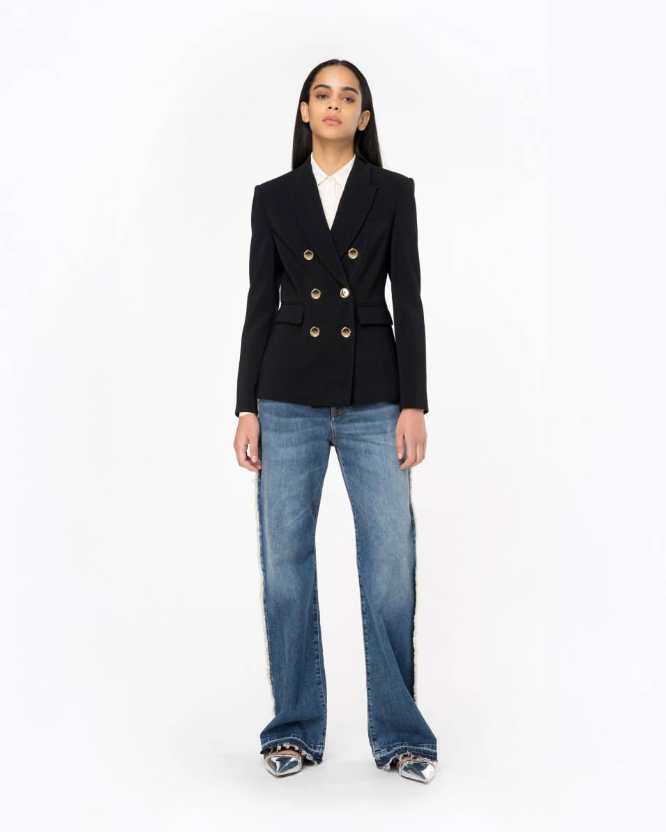 Pinko Zweireihiger Blazer mit Metallknöpfen Neuheiten
