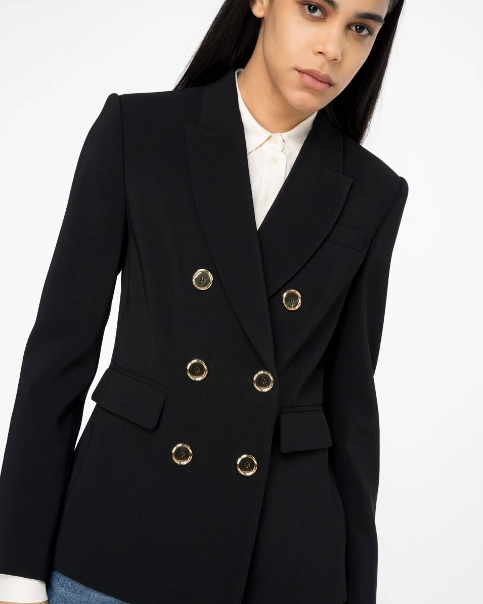 Pinko Zweireihiger Blazer mit Metallknöpfen Neuheiten