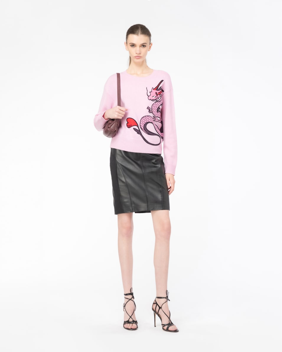 Pinko Rock aus Leder und Textil Riesige Ersparnisse
