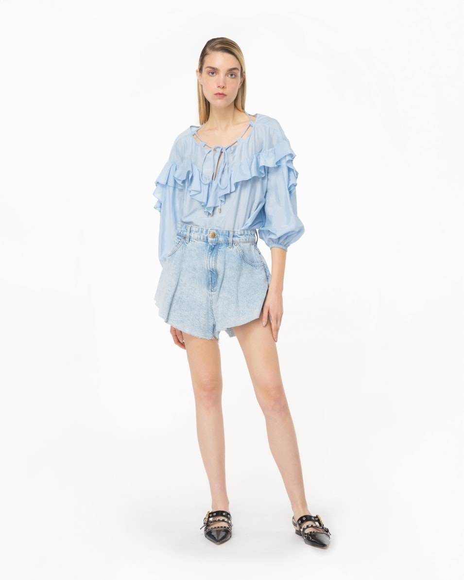 Pinko Bluse mit großem Volant Super Sparpreis