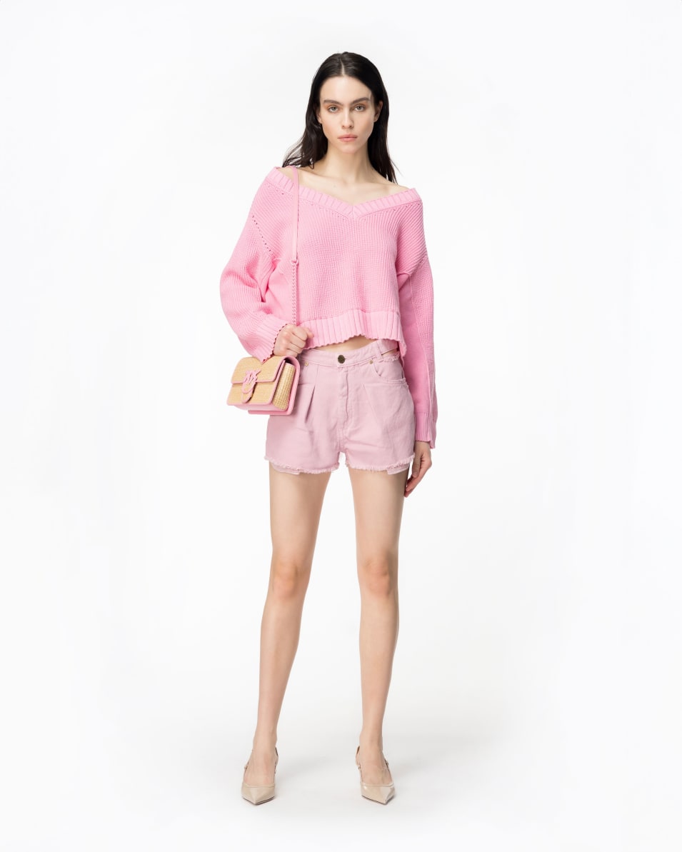 Pinko Shorts aus Baumwoll-Bull Begrenzte Freigabe