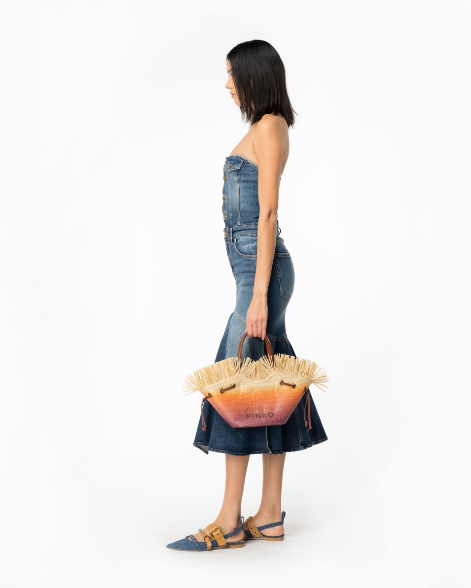 Pinko Midikleid Denim Vintage Letzte 3 Tage