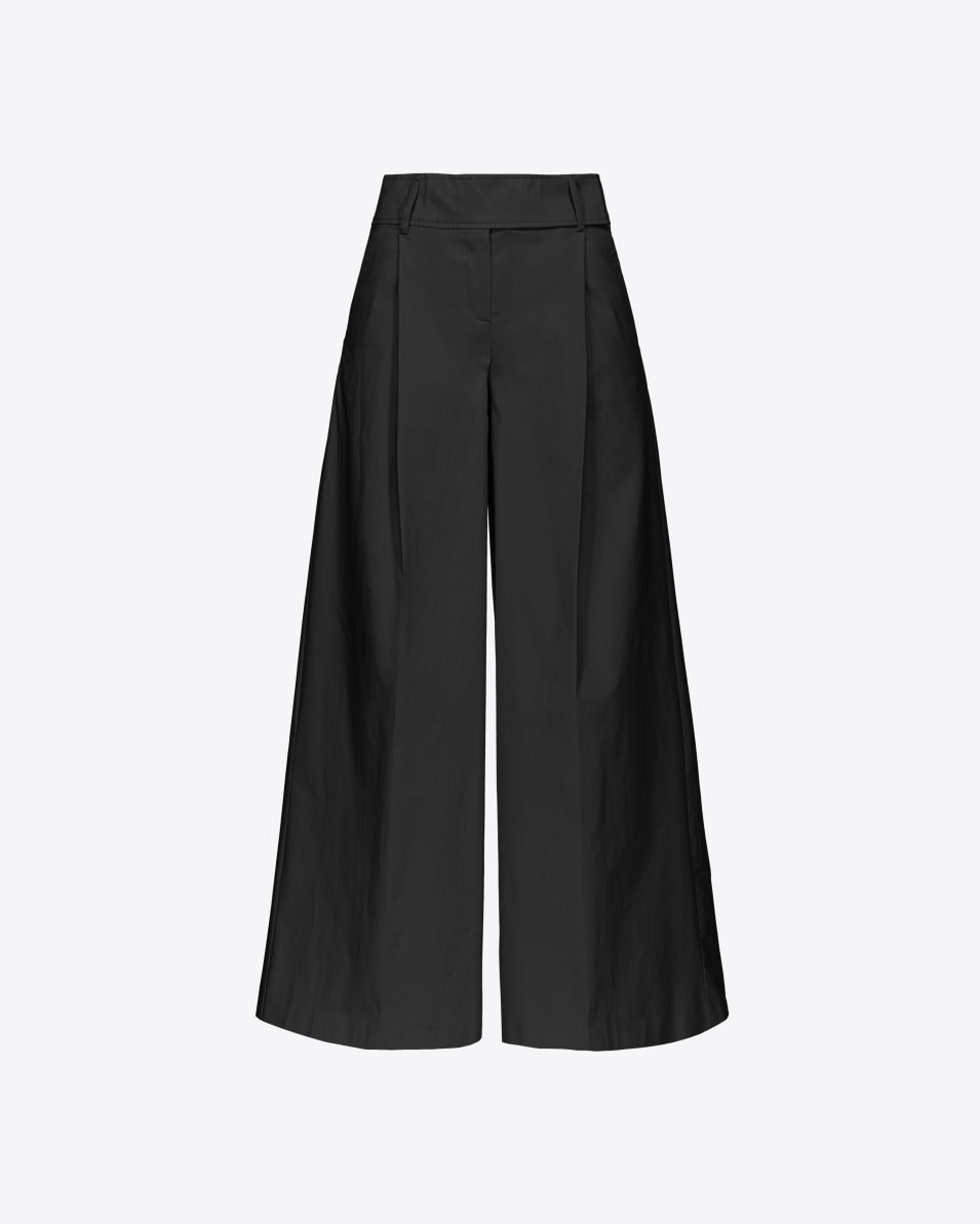 Pinko Extra weite Hose aus technischem Satin Letzte 2 Tage