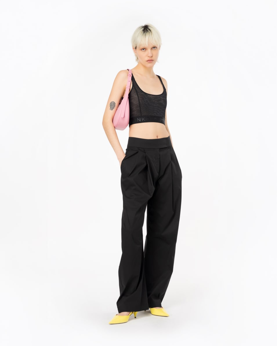 Pinko Weite Hose aus technischem Popeline Zeitbegrenzte Promotion