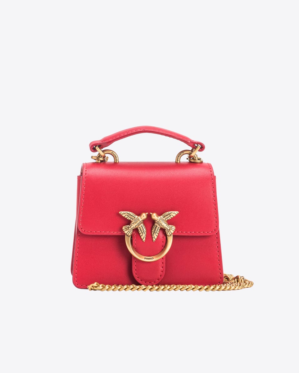 Pinko Micro Love Bag One Top Handle Light Nur für heute