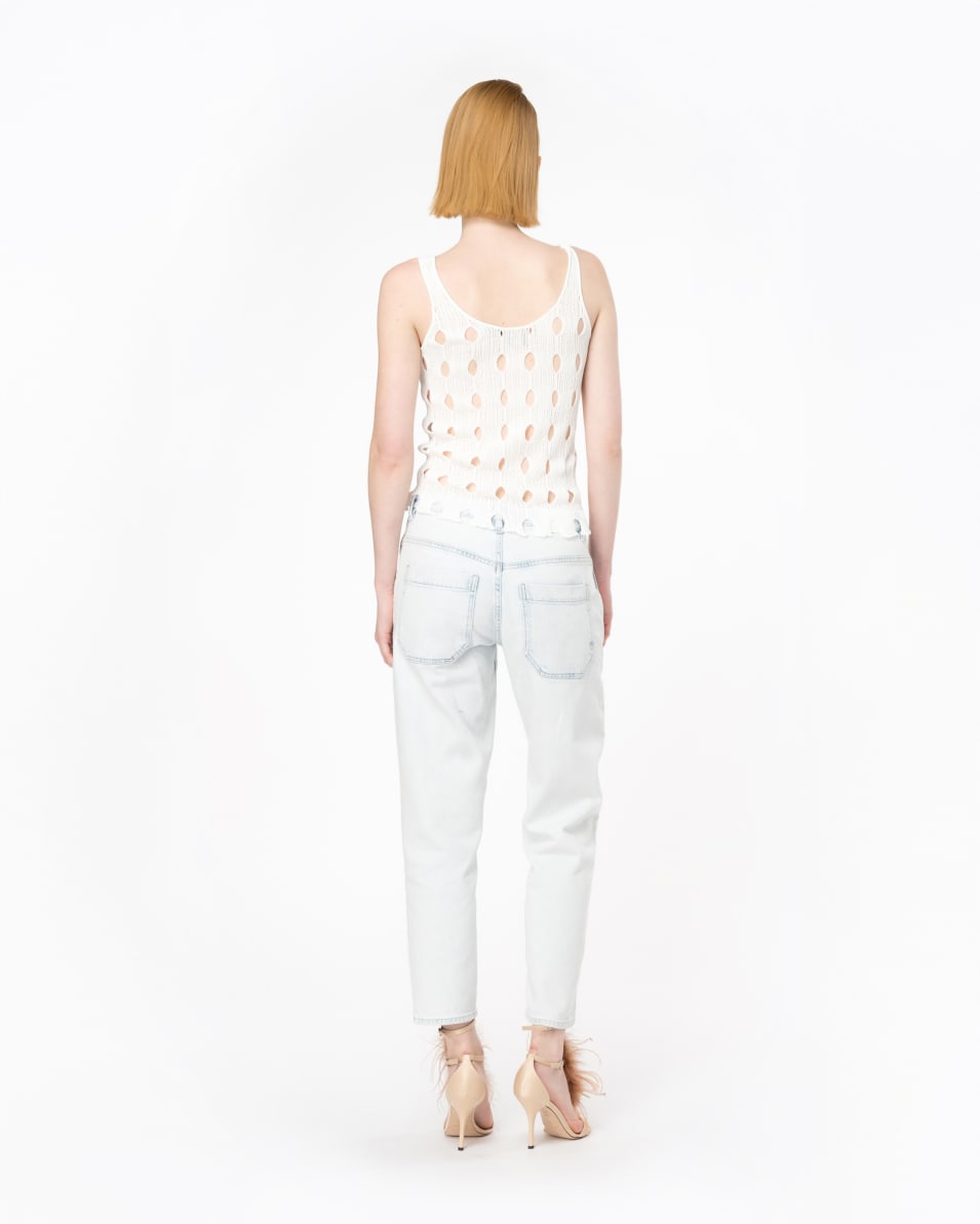 Pinko Tanktop aus Lochstrick Online