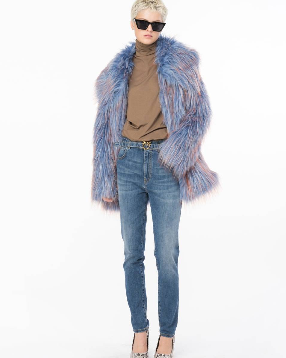 Pinko Skinny Jeans aus Stretch-Denim in Vintage-Optik Verkauf