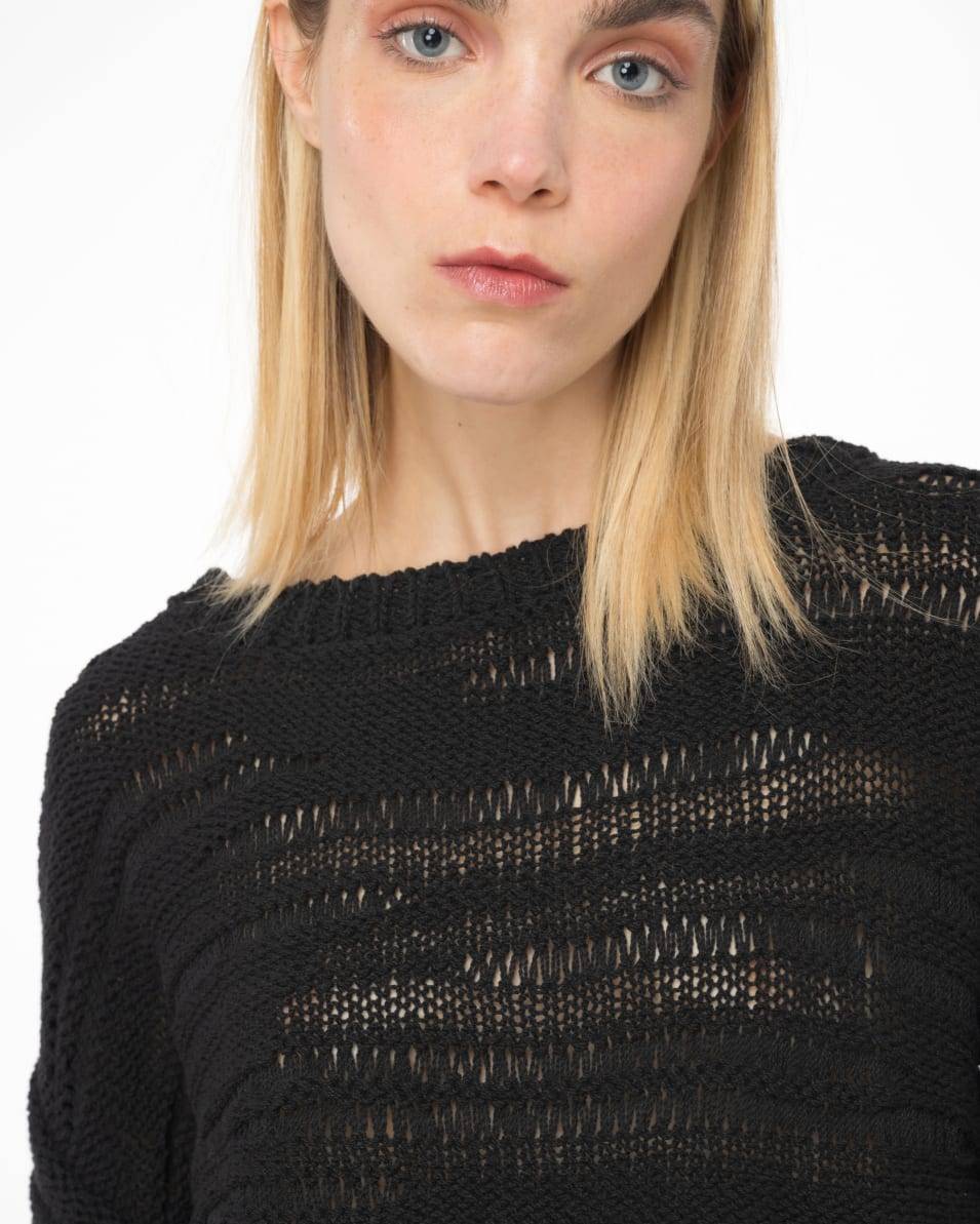 Pinko Kurzer Pulli aus Baumwollmix Günstiger Verkauf