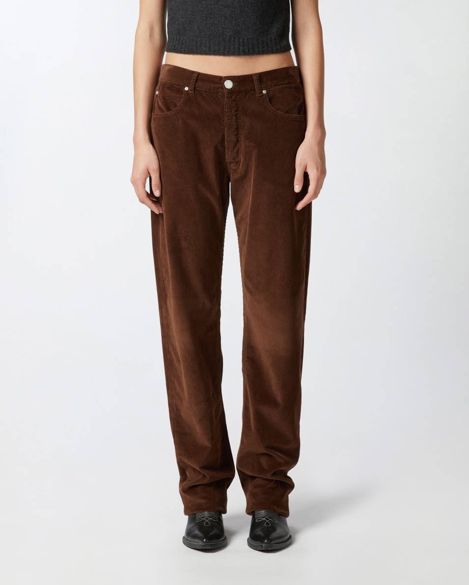 Pinko Hose im Loose Fit aus Cordsamt Begrenztes Angebot
