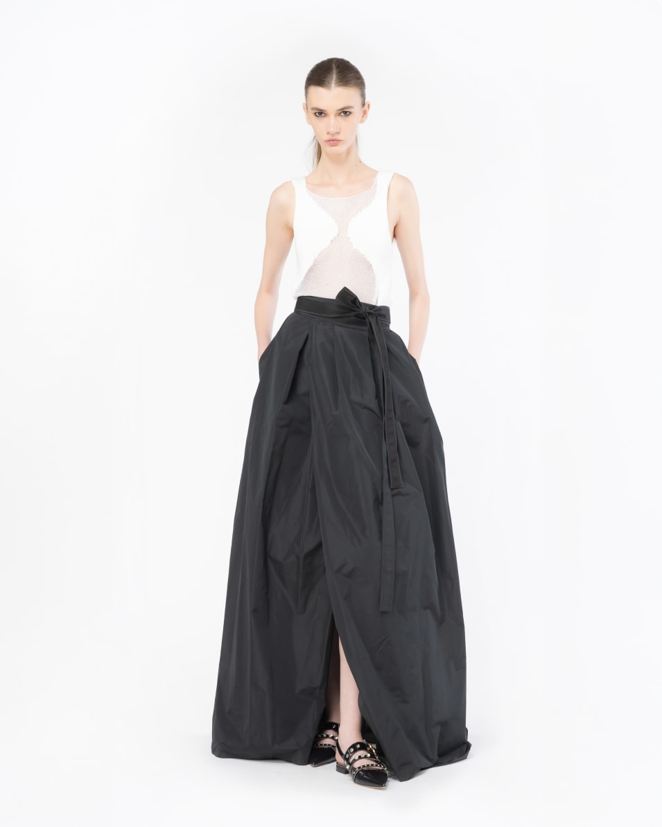 Pinko Netz-Top Patch transparent Saisonale Angebote