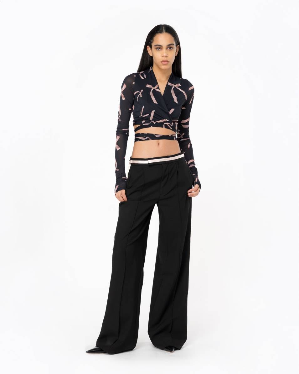 Pinko Kurzer Cardigan mit Schleifchen Reimagine PINKO by Patrick McDowell Letzte 3 Tage