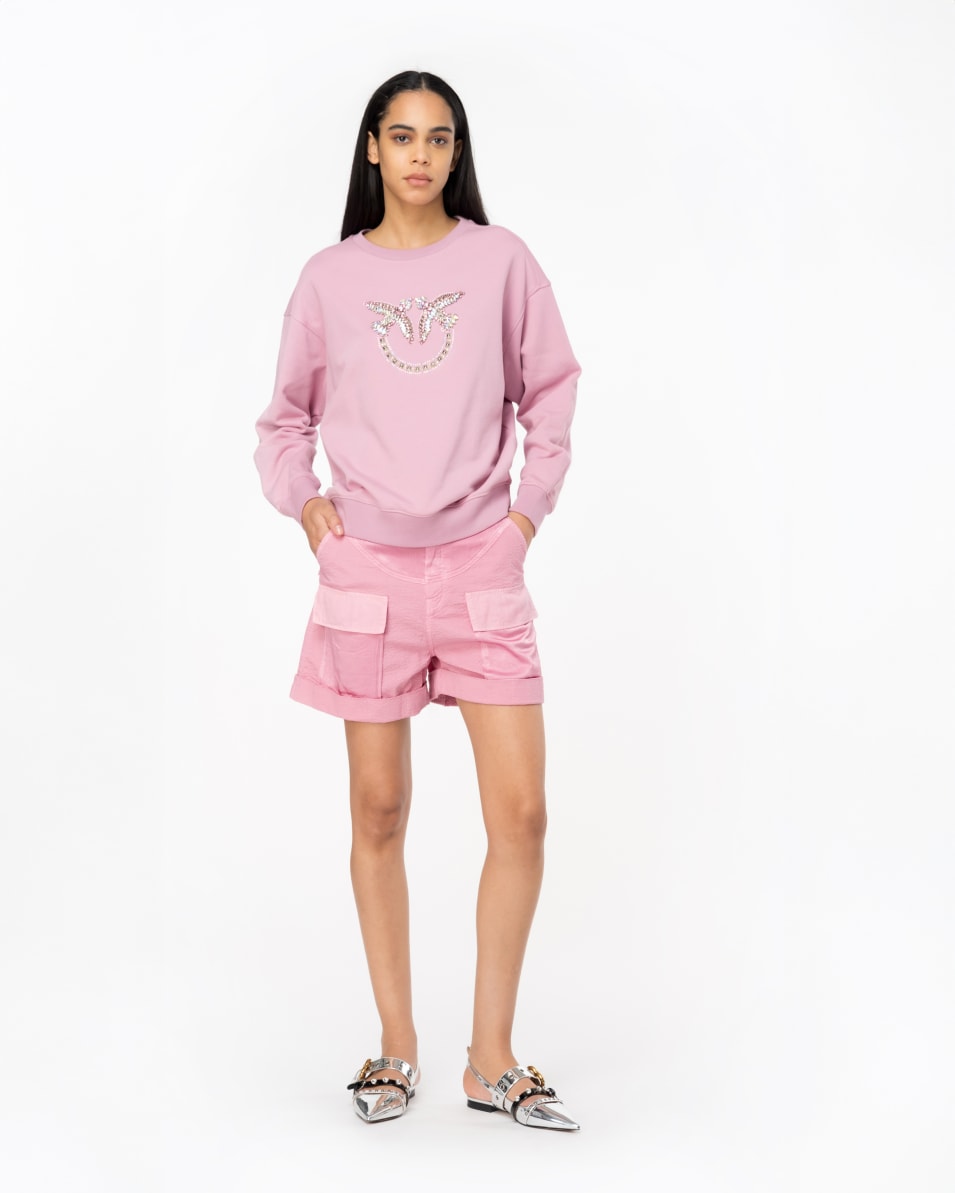 Pinko Fließende Shorts mit Maxitaschen Letzte 2 Tage