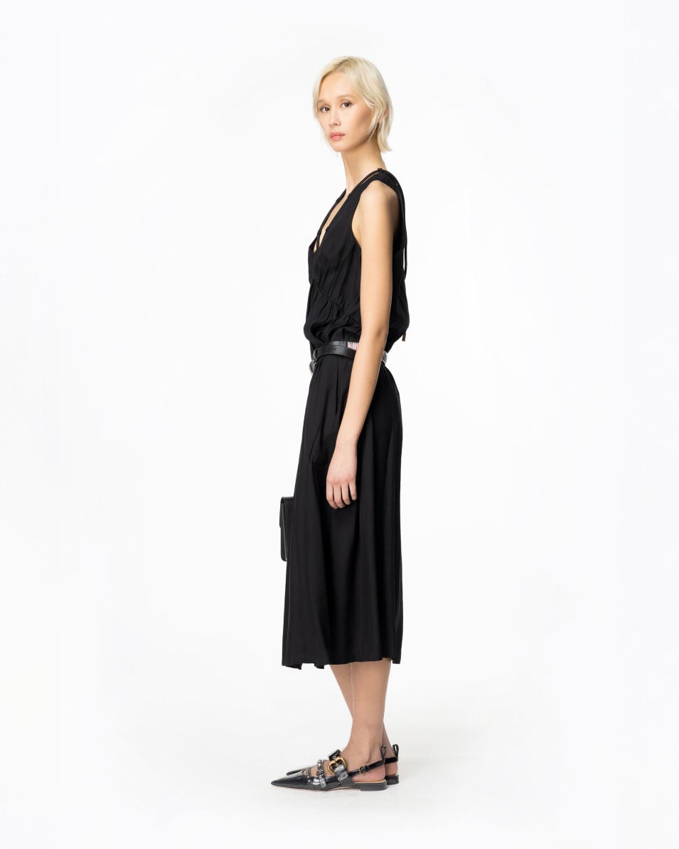 Pinko Langes Kleid aus technischem Popeline Outlet