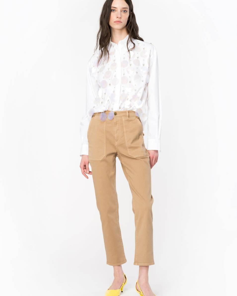 Pinko Chinojeans aus Baumwollbull Schlussverkauf