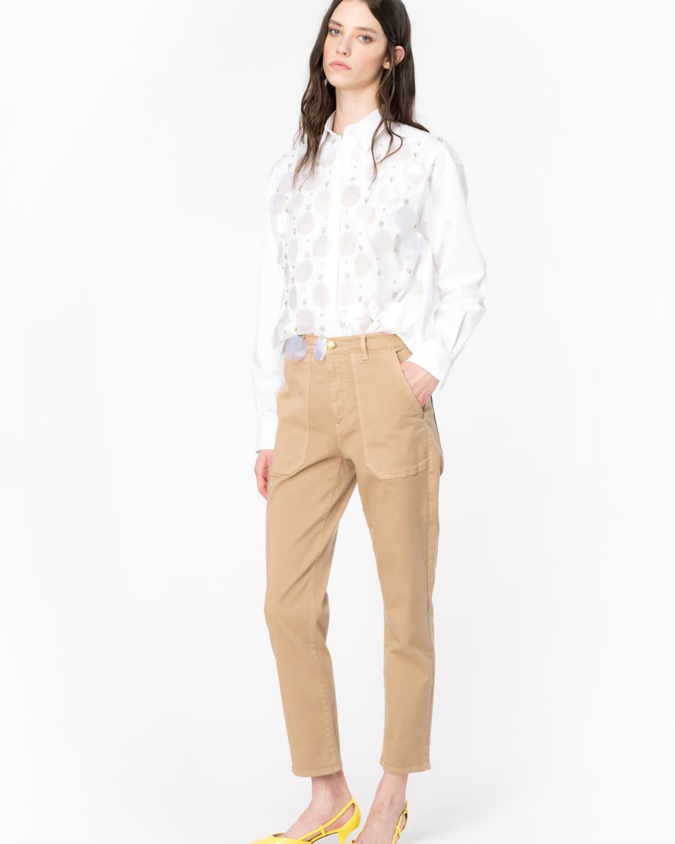 Pinko Chinojeans aus Baumwollbull Schlussverkauf