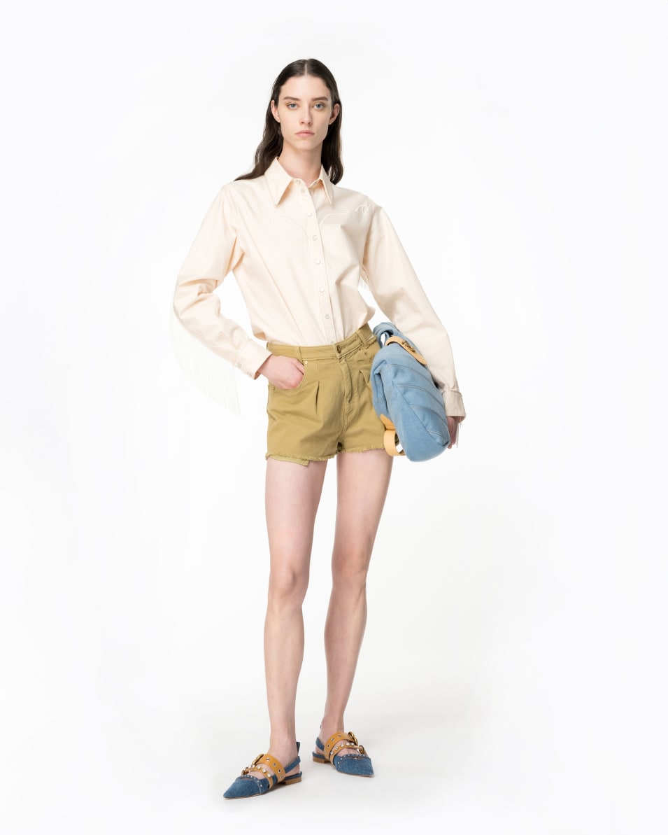 Pinko Shorts aus Baumwoll-Bull Fabrikverkauf