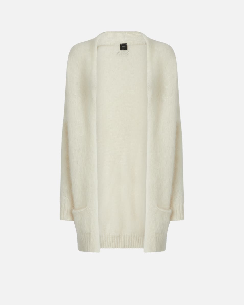 Pinko Weiche Strickjacke aus Kaschmir und Mohair mit Taschen Begrenztes Angebot