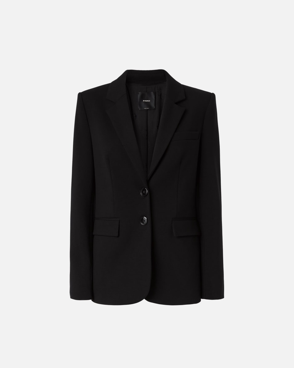 Pinko Einreihiger Blazer mit strukturierten Schultern Lagerräumung