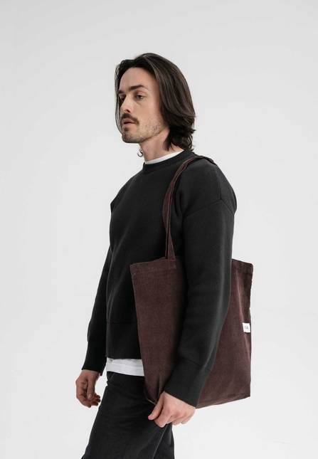 Melawear Cord Totebag ADVIK 50% Rabatt mit kostenlosem Versand
