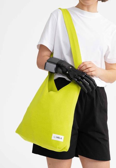 Melawear Unisex Jacquard Strick Tasche RAJRUPA Begrenzt auf 3 Tage