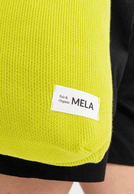 Melawear Unisex Jacquard Strick Tasche RAJRUPA Begrenzt auf 3 Tage