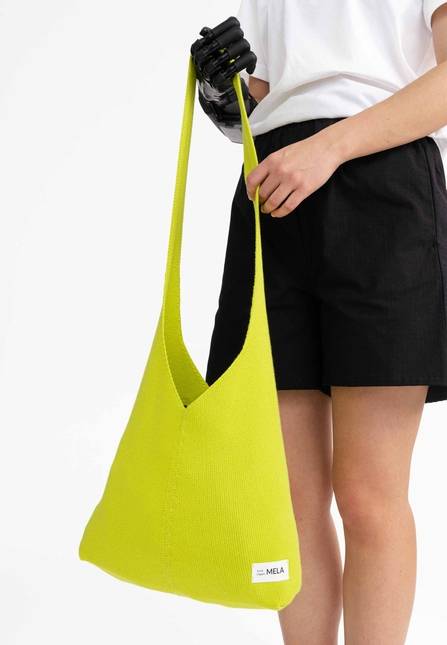 Melawear Unisex Jacquard Strick Tasche RAJRUPA Begrenzt auf 3 Tage