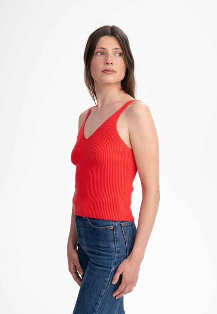 Melawear V-Neck Strick Top RHADA Limitierter Zeitrabatt