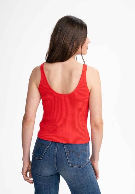 Melawear V-Neck Strick Top RHADA Limitierter Zeitrabatt