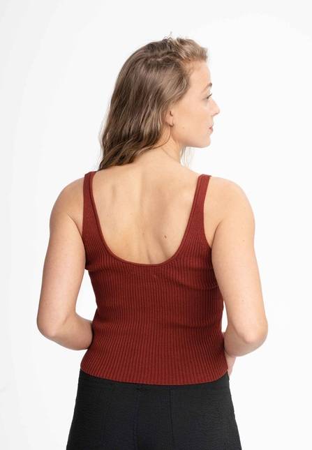 Melawear V-Neck Strick Top RHADA Fabrik Onlineshop