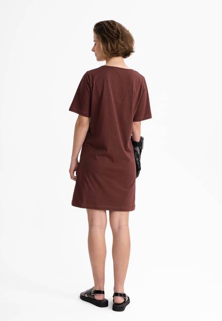 Melawear Damen V-Neck Kleid JANITRA Sonderangebot