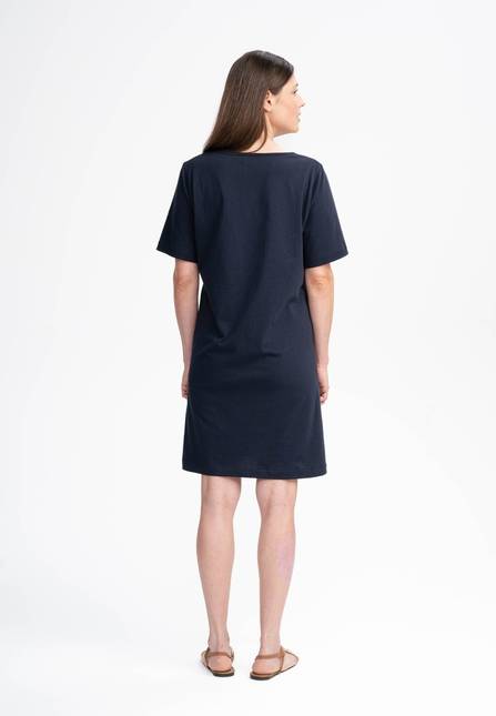 Melawear Damen V-Neck Kleid JANITRA Versandkostenfrei