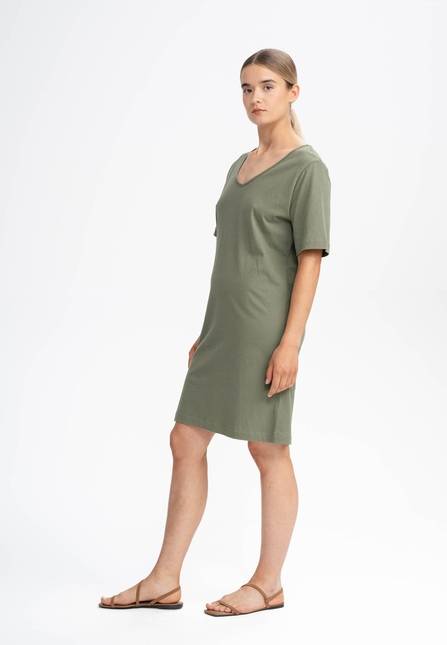 Melawear Damen V-Neck Kleid JANITRA Großer Ausverkauf