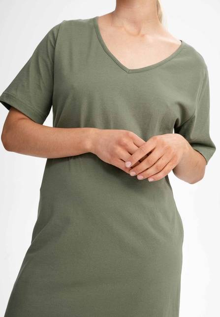 Melawear Damen V-Neck Kleid JANITRA Großer Ausverkauf