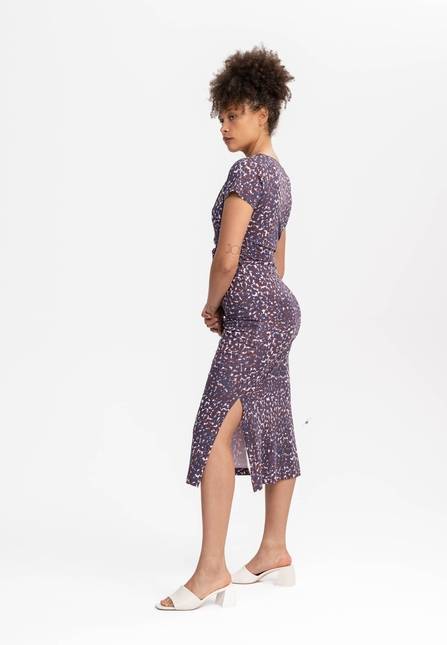 Melawear V-Neck Kleid lang SHREOSHI Black Friday