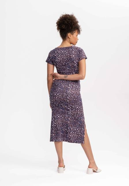 Melawear V-Neck Kleid lang SHREOSHI Black Friday