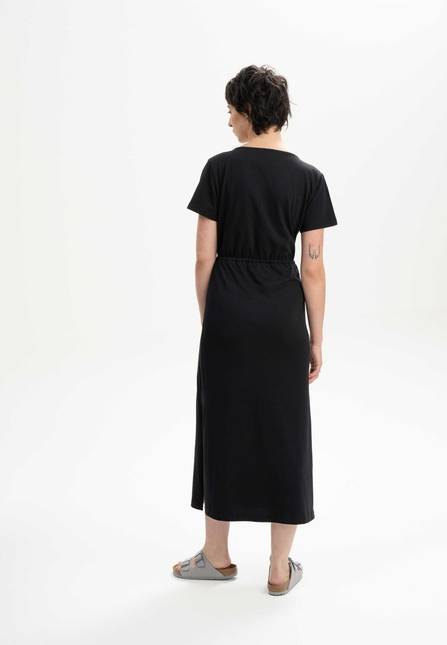 Melawear V-Neck Kleid lang SHREOSHI Weihnachtsangebot